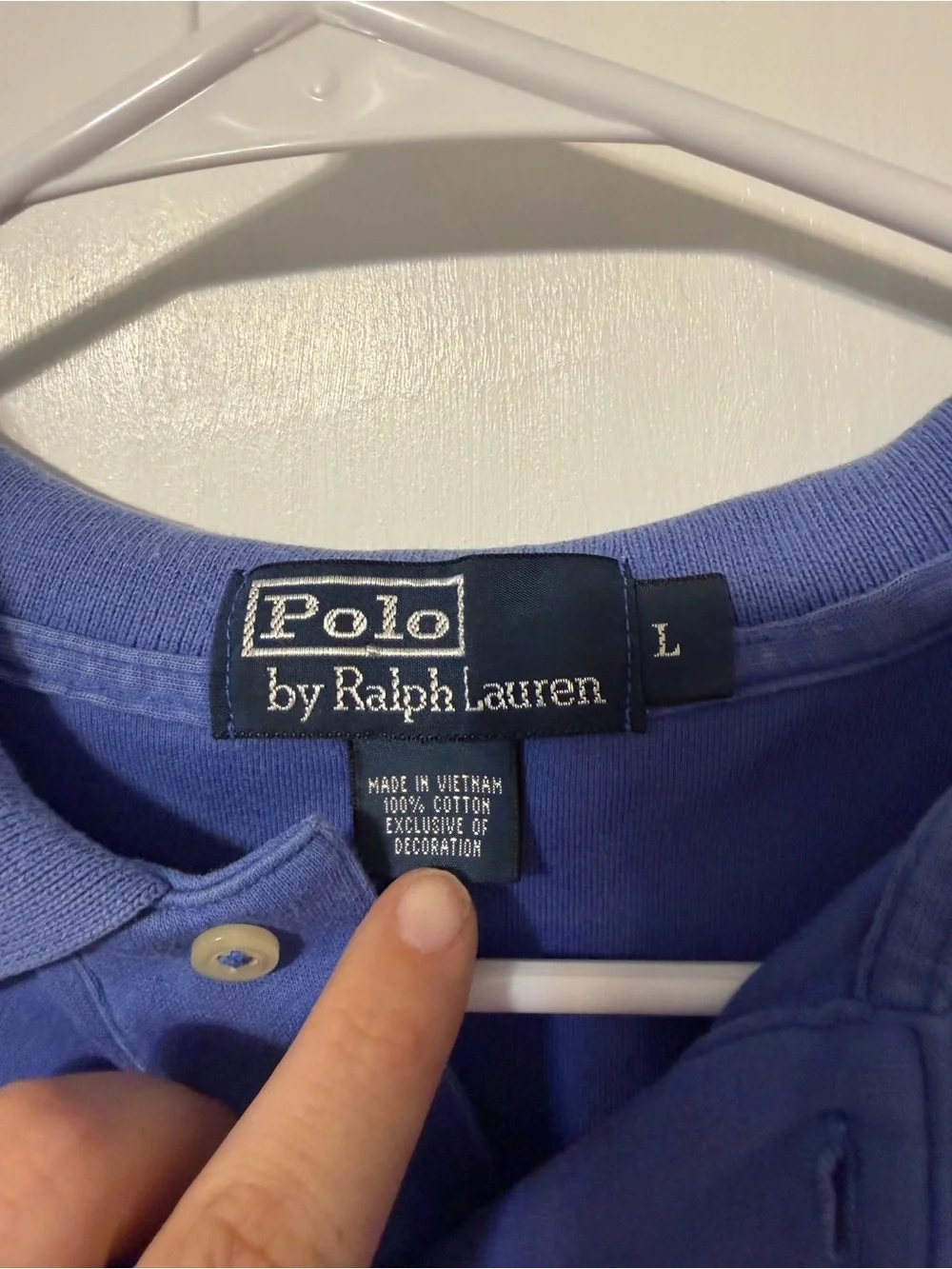 Ralph Lauren Men’s Royal Blue Polo with Red Pony